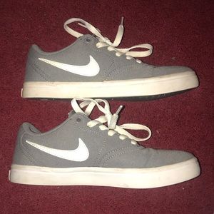 Grey nikes